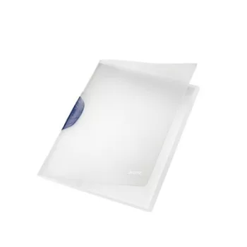   Gyorsfűző, klipes, PP, A4, LEITZ "ColorClip Magic", szürke 1 db