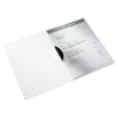 Gyorsfűző, klipes, PP, A4, LEITZ "Wow ColorClip", fehér 1 db