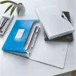 Harmonikamappa, A4, PP, 6 rekeszes, LEITZ "Wow", kék