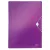 Harmonikamappa, A4, PP, 6 rekeszes, LEITZ "Wow", lila