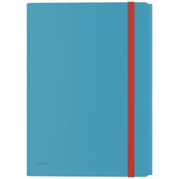   Gumis mappa, extra tasakkal, PP, A4, LEITZ "Cosy", nyugodtkék