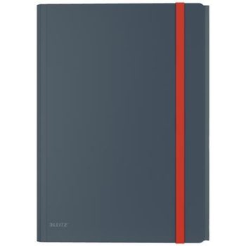   Gumis mappa, extra tasakkal, PP, A4, LEITZ "Cosy", bársonyszürke