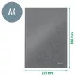Beíró, A4, kockás, 80 lap, keményfedeles, LEITZ "Wow", rózsaszín