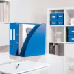 Spirálfüzet, A4, kockás, 80 lap, LEITZ "Wow", kék 1 db