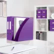 Spirálfüzet, A4, kockás, 80 lap, LEITZ "Wow", lila 1 db