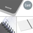Spirálfüzet, A4, vonalas, 90 lap, laminált karton borító, LEITZ "Office", szürke 1 db