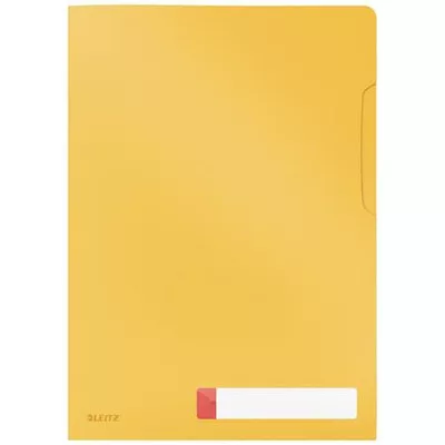 Genotherm, "L", A4, PP, LEITZ "Cosy Privacy", melegsárga