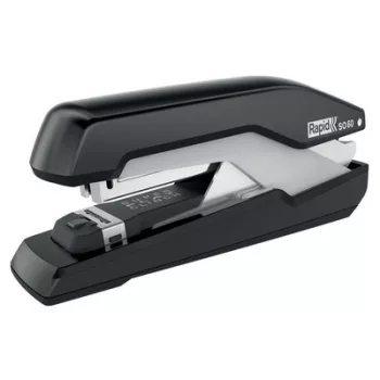   Tűzőgép, 60 lap, lapos tűzés, RAPID "Supreme OmniPress S060", fekete 1 db
