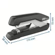 Tűzőgép, 60 lap, lapos tűzés, RAPID "Supreme OmniPress S060", fekete 1 db