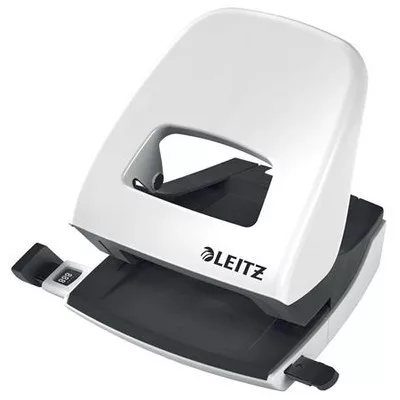 Lyukasztó, kétlyukú, 30 lap, LEITZ "Nexxt Wow", fehér 1 db