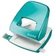 Lyukasztó, kétlyukú, 30 lap, LEITZ "Nexxt Wow", jégkék 1 db