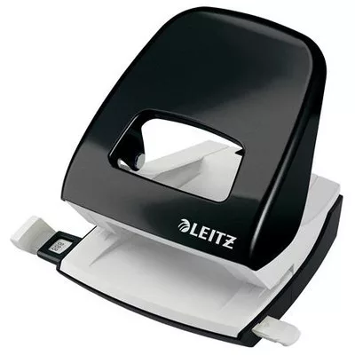 Lyukasztó, kétlyukú, 30 lap, LEITZ "Nexxt Wow", fekete 1 db