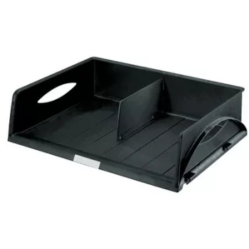   Irattálca, műanyag, A3, LEITZ "Sorty Jumbo", fekete