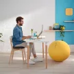 Ülőpárna, ergonómiai, LEITZ "Ergo Cosy", bársonyszürke 1 db