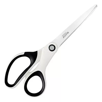 Olló, irodai, 20,5 cm, LEITZ "Wow Titán", fehér 1 db
