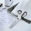 Olló, irodai, 20,5 cm, LEITZ "Wow Titán", fehér 1 db