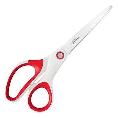 Olló, irodai, 20,5 cm, LEITZ "Wow Titán", piros 1 db