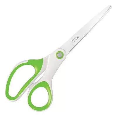 Olló, irodai, 20,5 cm, LEITZ "Wow Titán", zöld 1 db