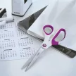 Olló, irodai, 20,5 cm, LEITZ "Wow Titán", lila 1 db