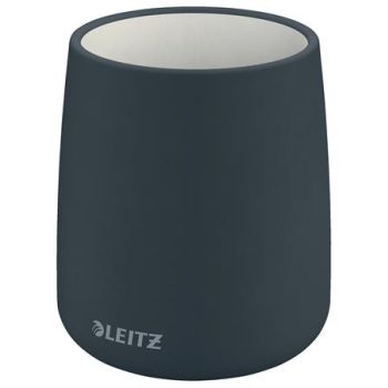   Írószertartó, kerámia, LEITZ "Cosy", bársonyszürke