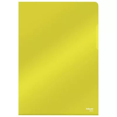 Genotherm, "L", A4, 150 mikron, víztiszta felület, ESSELTE "Luxus", sárga 25 db
