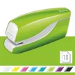 Tűzőgép, elektromos, No.10, 10 lap, LEITZ "Wow", zöld 1 db