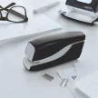 Tűzőgép, elektromos, No.10, 10 lap, LEITZ "Wow", fekete 1 db