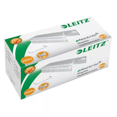 Tűzőkapocs, 24/6, elektromos tűzőgépekhez, LEITZ "E2" 2500 db