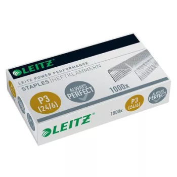 Tűzőkapocs, 24/6, LEITZ "P3" 1000 db