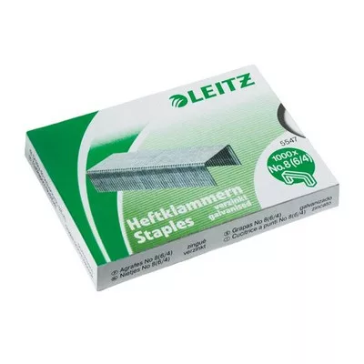 Tűzőkapocs, No. 8, LEITZ "P1" 1000 db