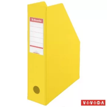   Iratpapucs, PVC/karton, 70 mm, összehajtható, ESSELTE, Vivida sárga 1 db
