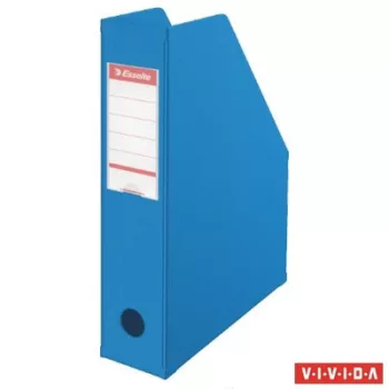   Iratpapucs, PVC/karton, 70 mm, összehajtható, ESSELTE, Vivida kék 1 db