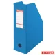 Iratpapucs, PVC/karton, 100 mm, összehajtható, ESSELTE, Vivida kék 1 db