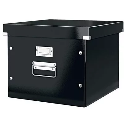 Irattároló doboz, függőmappának, LEITZ "Click&Store", fekete 1 db