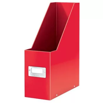   Iratpapucs, PP/karton, 95 mm, LEITZ "Click&Store", piros 1 db