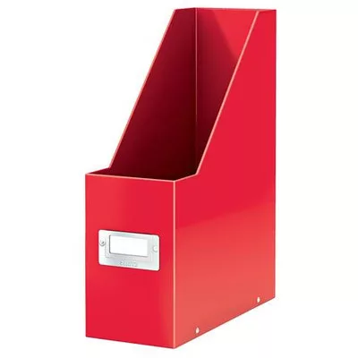 Iratpapucs, PP/karton, 95 mm, LEITZ "Click&Store", piros 1 db