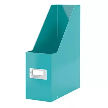   Iratpapucs, PP/karton, 95 mm, LEITZ "Click&Store", jégkék 1 db