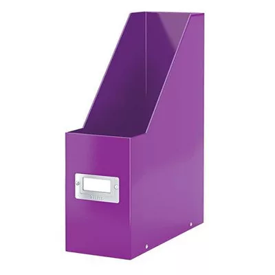 Iratpapucs, PP/karton, 95 mm, LEITZ "Click&Store", lila 1 db