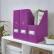 Iratpapucs, PP/karton, 95 mm, LEITZ "Click&Store", lila 1 db
