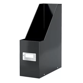   Iratpapucs, PP/karton, 95 mm, LEITZ "Click&Store", fekete 1 db