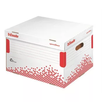   Archiválókonténer, újrahasznosított karton, felfelé nyíló, ESSELTE "Speedbox", fehér 1 db