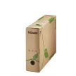 Archiválódoboz, A4, 80 mm, újrahasznosított karton, ESSELTE "Eco", barna 1 db