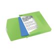 Gumis mappa, 40 mm, PP, A4, ESSELTE "Vivida Jumbo", Vivida zöld