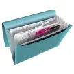 Harmonikamappa, A4, PP, 6 rekeszes, ESSELTE "Colour'Breeze", kék 1 db