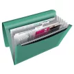 Harmonikamappa, A4, PP, 6 rekeszes, ESSELTE "Colour'Breeze", zöld