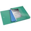 Gumis mappa, 40 mm, PP, A4, ESSELTE "Colour'Breeze", zöld