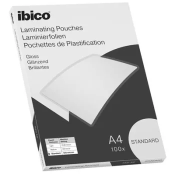  Meleglamináló fólia, 125 mikron, A4, fényes, IBICO "Standard"