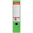 Iratrendező, 75 mm, A4, élvédő sínnel, ESSELTE "No.1", zöld 1 db