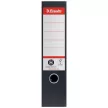 Iratrendező, 75 mm, A4, élvédő sínnel, ESSELTE "No.1", fekete 1 db