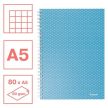 Spirálfüzet, A5, kockás, 80 lap, ESSELTE "Colour'Breeze", kék